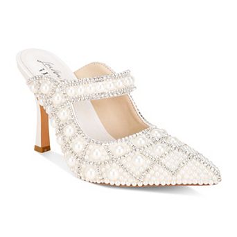 London Rag Dalston Women's Pointed Toe Embellished Sandals
