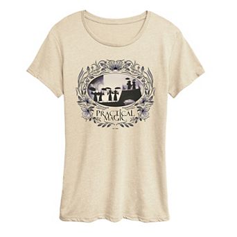 Women's Practical Magic Floral Frame Graphic Tee