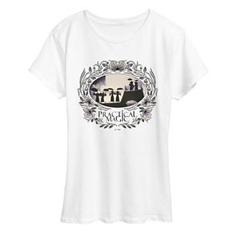 Women's Practical Magic Floral Frame Graphic Tee