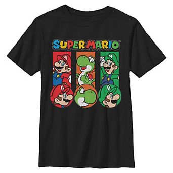 Boys 6-20 Nintendo Super Mario Super Three Graphic Tee