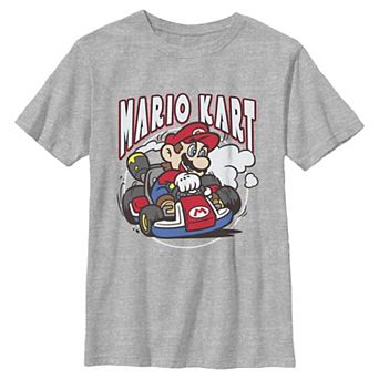 Boys 6-20 Nintendo Mario Kart Racing Stamp Graphic Tee