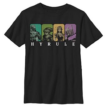 Boys 6-20 Nintendo Hyrule Portraits Graphic Tee