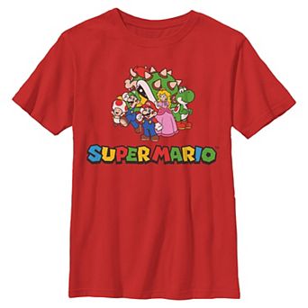 Boys 6-20 Nintendo Super Mario OG Group Graphic Tee