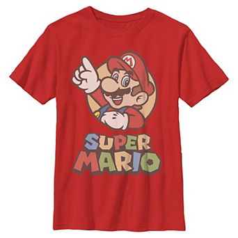 Boys 6-20 Nintendo Super Mario Stamp Graphic Tee