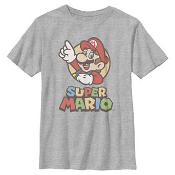 Boys 6-20 Nintendo Super Mario Stamp Graphic Tee