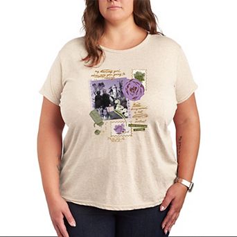Plus Size Practical Magic Floral Graphic Tee