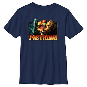 Boys 6-20 Nintendo Metroid Portrait Graphic Tee