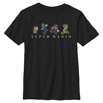 Boys 6-20 Nintendo Super Mario Running Friends Graphic Tee