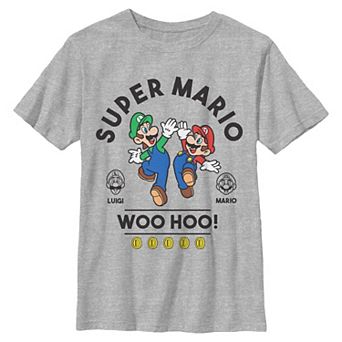Boys 6-20 Nintendo Super Mario Woo Hoo! Graphic Tee