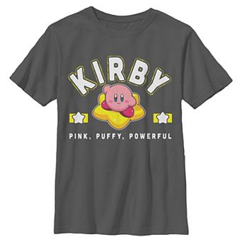 Boys 6-20 Nintendo Kirby Pink Puffy Powerful Graphic Tee