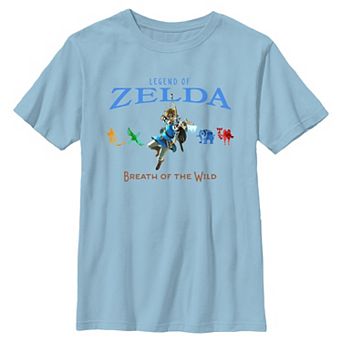 Boys 6-20 Nintendo Legend Of Zelda Divine Beasts Graphic Tee