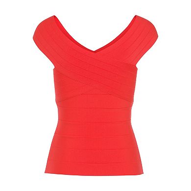 Lascana Women's Off Shoulder Bandage Top