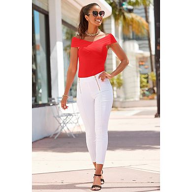 Lascana Women's Off Shoulder Bandage Top