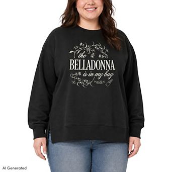 Plus Size Practical Magic Oversized Fleece Crew Sweatshirt