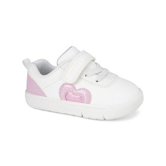 Carter's Every Step Pon First Walker Toddler Girls Casual Sneakers With Heart Accent