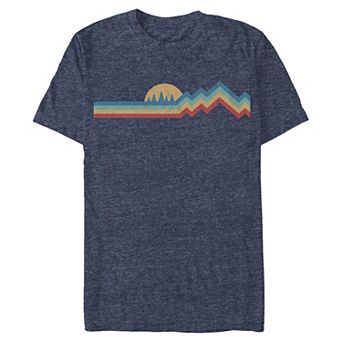 Men's Mountain Stripes Graphic Tee