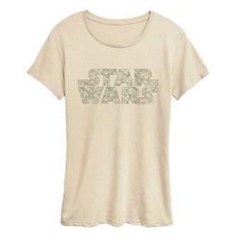 Women's Star Wars Camo Logo Graphic Tee