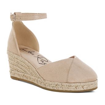London Rag Sorcruz Women's Wedge Heel Espadrille Sandals