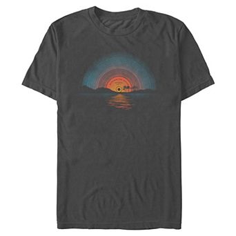 Men's Summer Sunset Record Graphic Tee