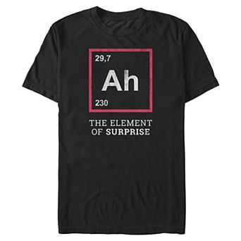 Men's Ah The Element Of Surprise Graphic Tee