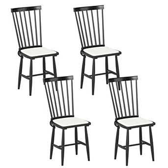 Costway Dining Chairs Set with Removable Seat Cushions for Dining Room, Kitchen