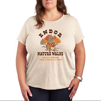 Plus Size Star Wars Ewok "Endor Nature Walks" Graphic Tee