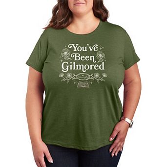 Plus Size Gilmore Girls “You've Been Gilmored” Floral Graphic Tee