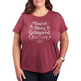 Plus Size Gilmore Girls “You've Been Gilmored” Floral Graphic Tee