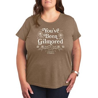 Plus Size Gilmore Girls “You've Been Gilmored” Floral Graphic Tee