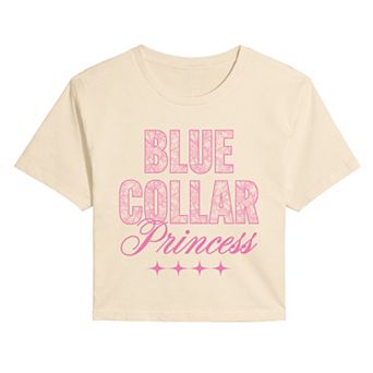 Juniors' Camo Cropped Tee