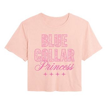Juniors' Camo Cropped Tee