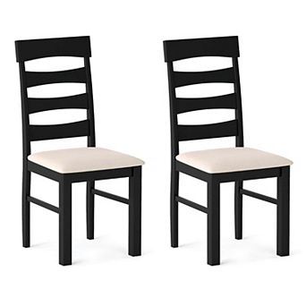 Costway Dining Chairs High Back Dining Room Chairs with Padded Seat for Kitchen