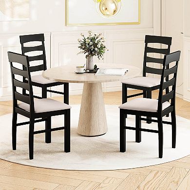 Costway Dining Chairs High Back Dining Room Chairs with Padded Seat for Kitchen
