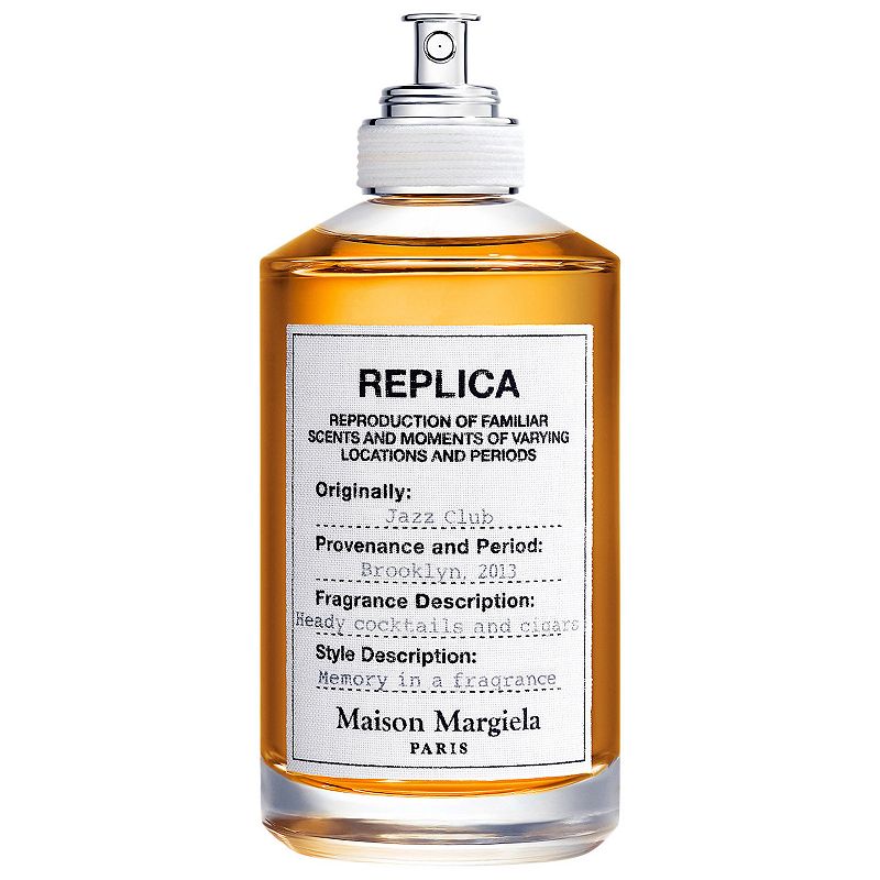 Maison Margiela 'REPLICA' Jazz Club Eau de Toilette with Tobacco Leaf, Pink Pepper, and Rum, Size: 3.4 FL Oz, Jazzclub