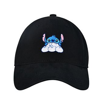Men's Disney's Stitch Eating Dumplings Washed Adjustable Dad Cap