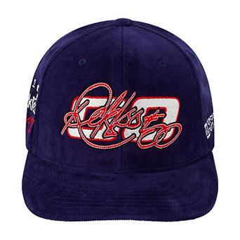 Men's Wale Corduroy 6 Panel Flat Brim Cap