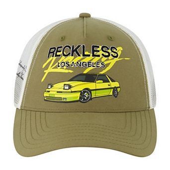 Men's Reckless Wale Corduroy 6 Panel Flat Brim Cap