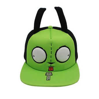 Men's Gir 3D Ears Eyes Foam Front Flat Brim Cap