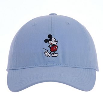 Men's Disney's Mickey Mouse Washed Twill Baseball Hat Adjustable Cap