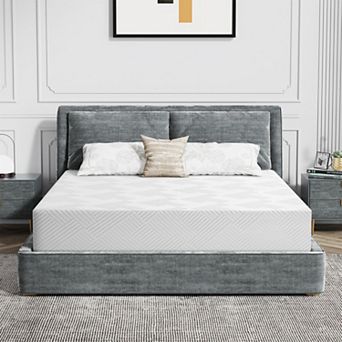 8 in Mattress in a Box, Gel Memory Foam, Medium Firm, Pressure Relief, Cooling Sleep Support