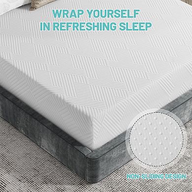 8in Mattress in a Box, Gel Memory Foam, Medium Firm, Pressure Relief, Cooling Sleep Support
