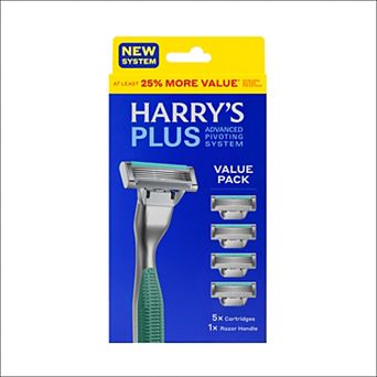 Harry's Plus Value Pack with 5 Razor Blades