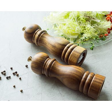 Salt and Pepper Grinder Set of 2 with Adjustable Ceramic Rotor
