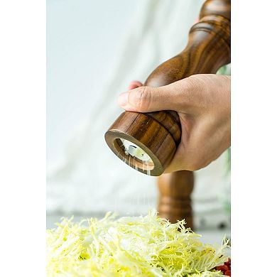 Salt and Pepper Grinder Set of 2 with Adjustable Ceramic Rotor