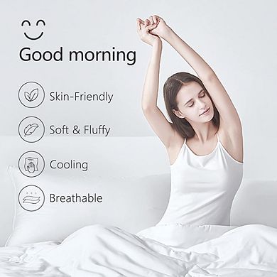 Quilted Down Alternative Comforter, Breathable Soft All-Season Duvet Insert