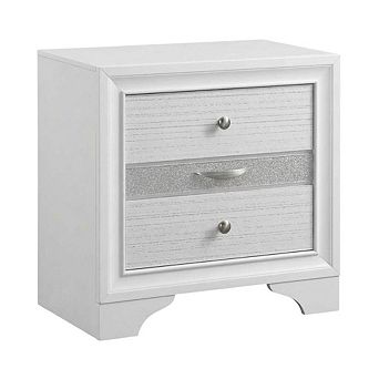 Contemporary Nightstand with Clean Design and Sturdy Build