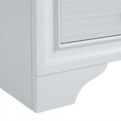 Contemporary Nightstand with Clean Design and Sturdy Build
