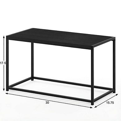 FurniFact Modern Coffee Table with Storage Shelf and Compact Design