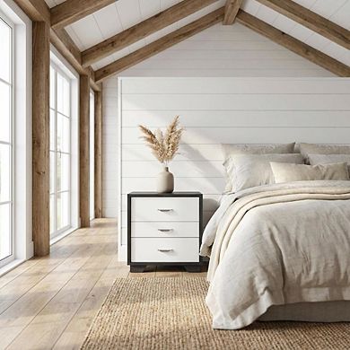 Bedroom Nightstand with Modern Design and Storage Solution