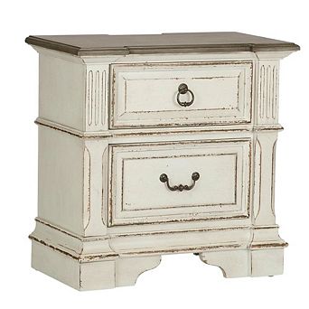 Nightstand with Charging Station and Storage